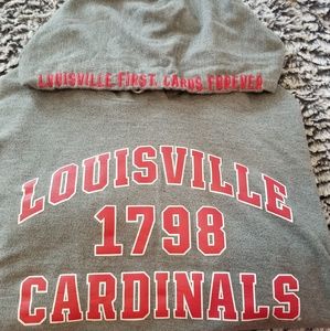 Louisville cardinals VS pink hoodie